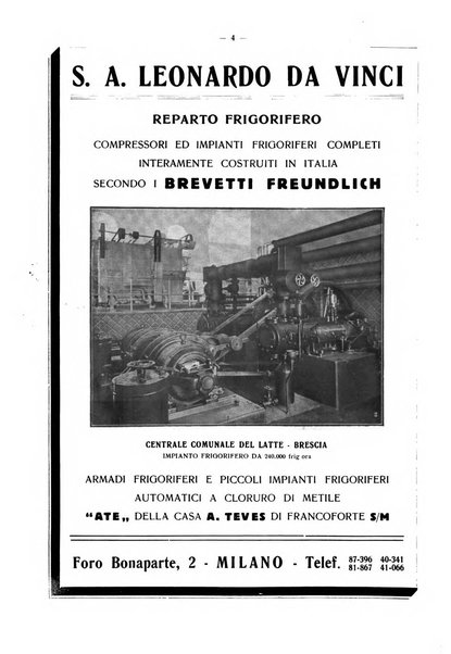 L'industria italiana del freddo periodico mensile, scientifico, tecnico, economico, sindacale