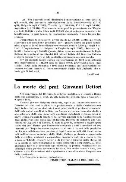 L'industria italiana del freddo periodico mensile, scientifico, tecnico, economico, sindacale