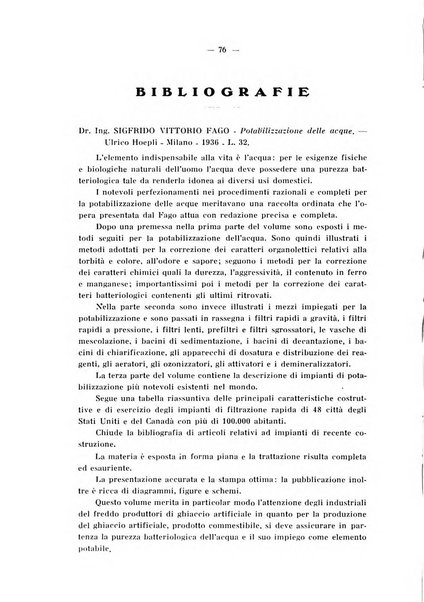 L'industria italiana del freddo periodico mensile, scientifico, tecnico, economico, sindacale