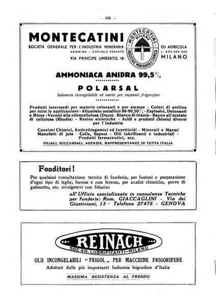 L'industria italiana del freddo periodico mensile, scientifico, tecnico, economico, sindacale