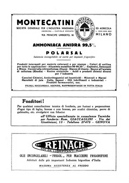 L'industria italiana del freddo periodico mensile, scientifico, tecnico, economico, sindacale