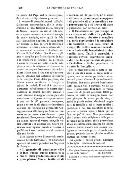 La preghiera in famiglia ossia la famiglia santificata