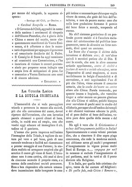 La preghiera in famiglia ossia la famiglia santificata