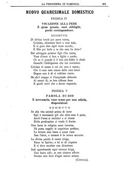 La preghiera in famiglia ossia la famiglia santificata