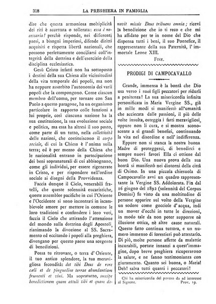 La preghiera in famiglia ossia la famiglia santificata