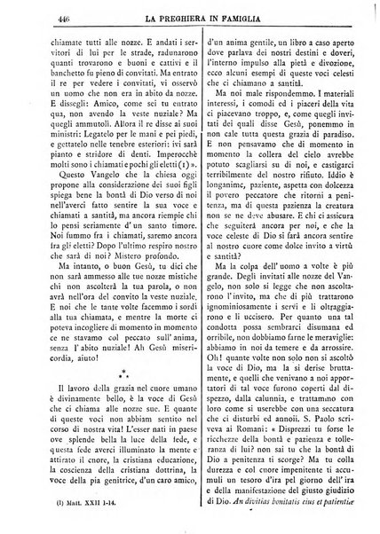 La preghiera in famiglia ossia la famiglia santificata