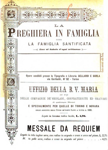 La preghiera in famiglia ossia la famiglia santificata