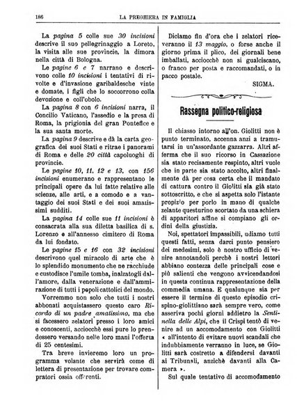 La preghiera in famiglia ossia la famiglia santificata