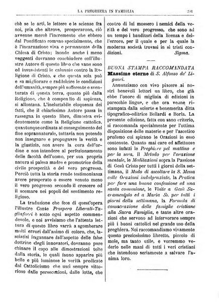 La preghiera in famiglia ossia la famiglia santificata