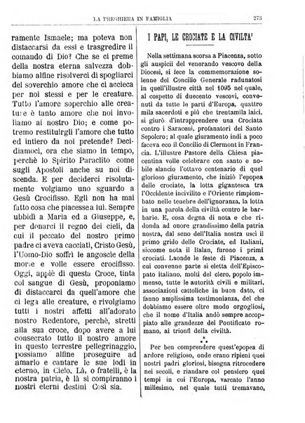 La preghiera in famiglia ossia la famiglia santificata