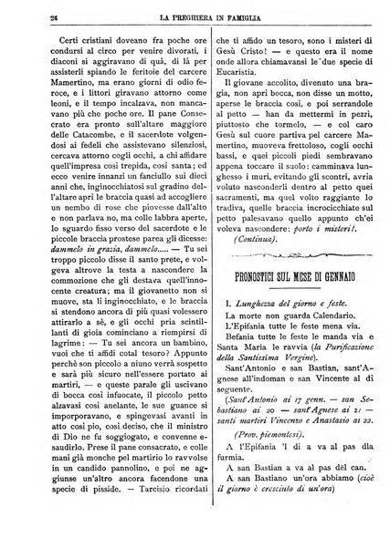 La preghiera in famiglia ossia la famiglia santificata