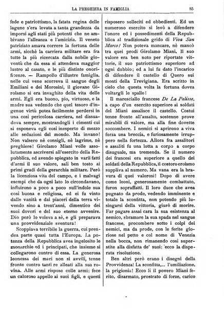 La preghiera in famiglia ossia la famiglia santificata