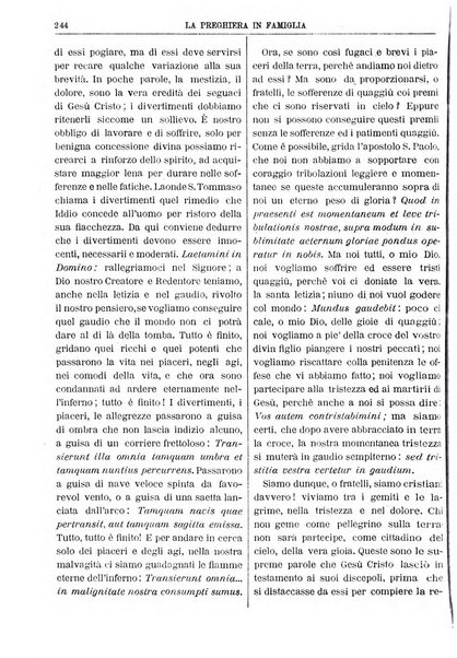 La preghiera in famiglia ossia la famiglia santificata