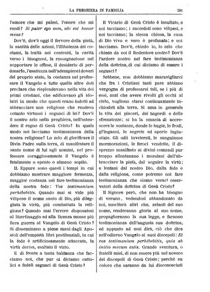 La preghiera in famiglia ossia la famiglia santificata