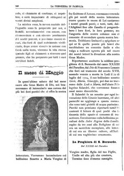 La preghiera in famiglia ossia la famiglia santificata