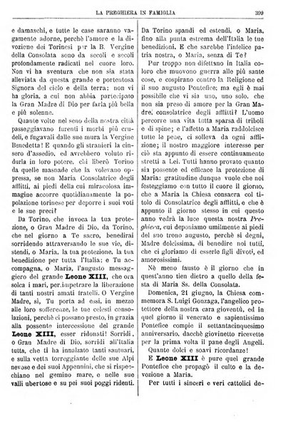 La preghiera in famiglia ossia la famiglia santificata