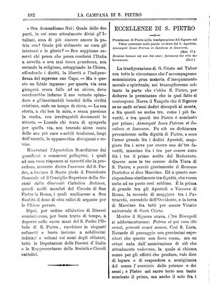 La campana di S. Pietro bollettino religioso settimanale