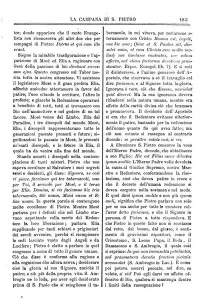 La campana di S. Pietro bollettino religioso settimanale