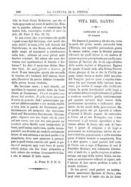 La campana di S. Pietro bollettino religioso settimanale