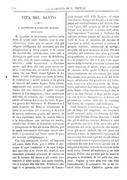 La campana di S. Pietro bollettino religioso settimanale