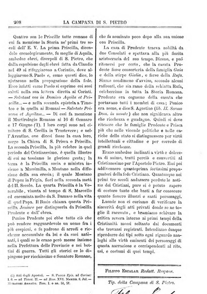 La campana di S. Pietro bollettino religioso settimanale