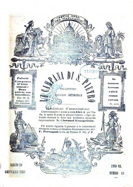 La campana di S. Pietro bollettino religioso settimanale