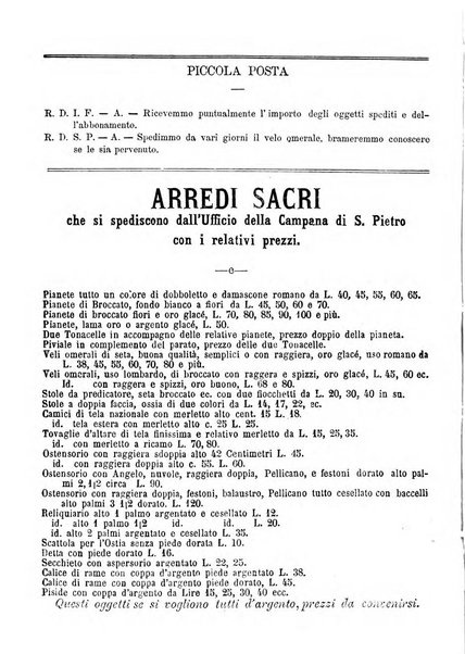 La campana di S. Pietro bollettino religioso settimanale