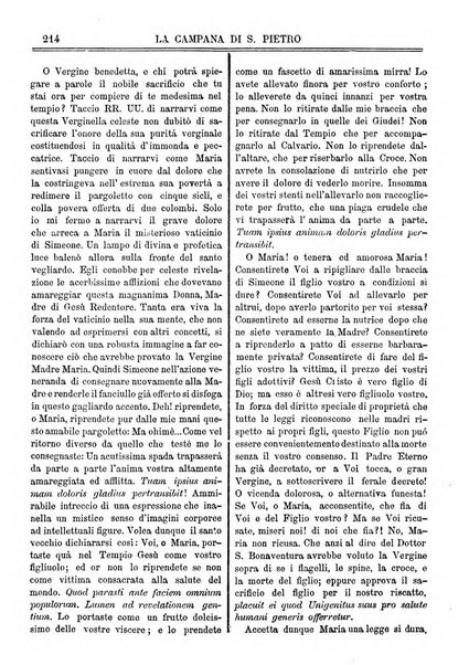 La campana di S. Pietro bollettino religioso settimanale