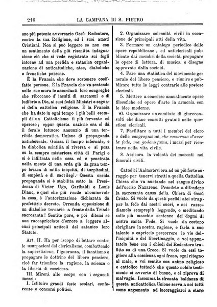 La campana di S. Pietro bollettino religioso settimanale