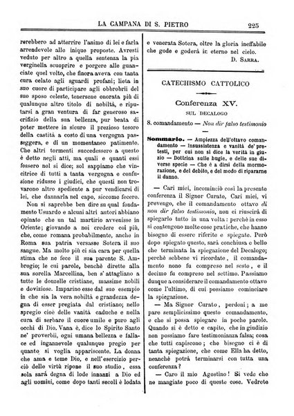 La campana di S. Pietro bollettino religioso settimanale