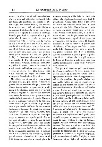 La campana di S. Pietro bollettino religioso settimanale