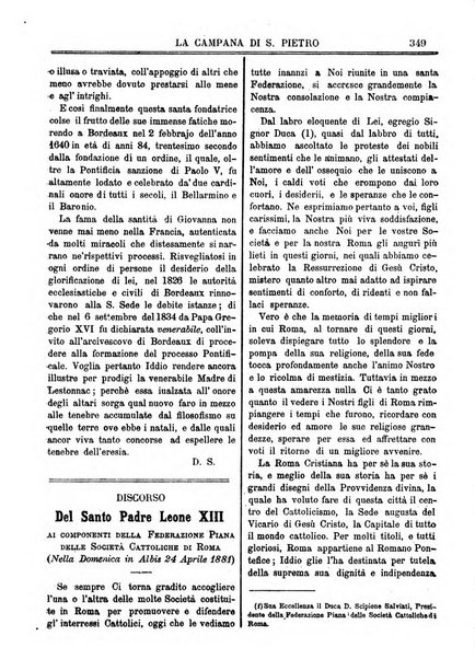 La campana di S. Pietro bollettino religioso settimanale