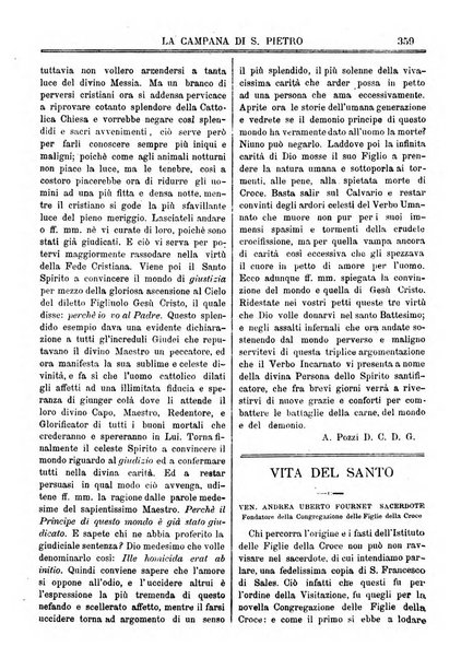 La campana di S. Pietro bollettino religioso settimanale