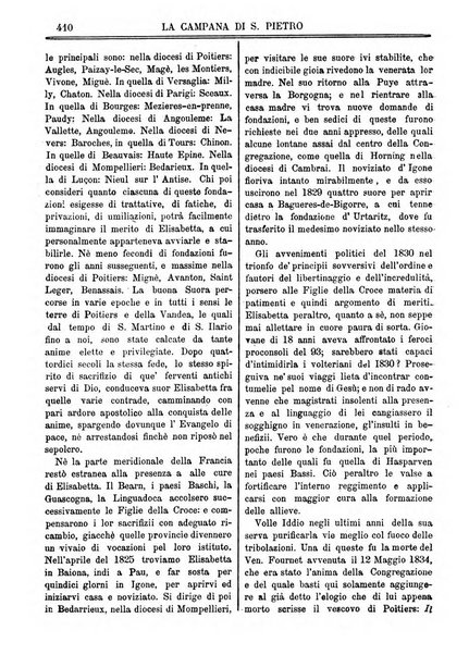 La campana di S. Pietro bollettino religioso settimanale