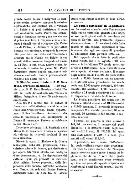 La campana di S. Pietro bollettino religioso settimanale