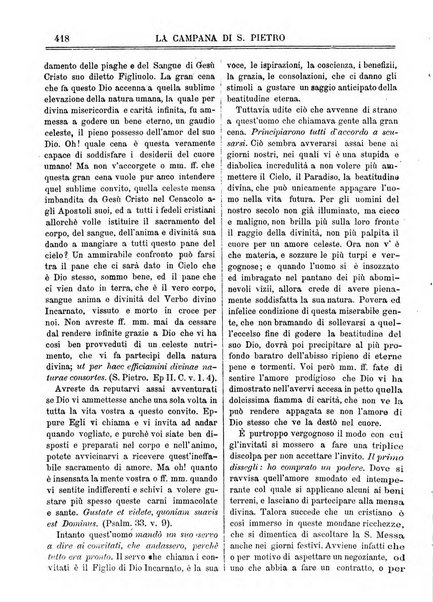 La campana di S. Pietro bollettino religioso settimanale