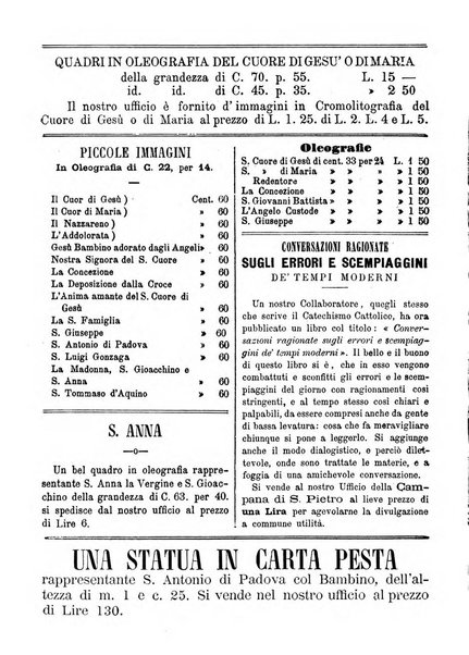 La campana di S. Pietro bollettino religioso settimanale