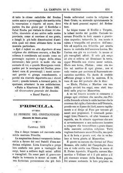 La campana di S. Pietro bollettino religioso settimanale