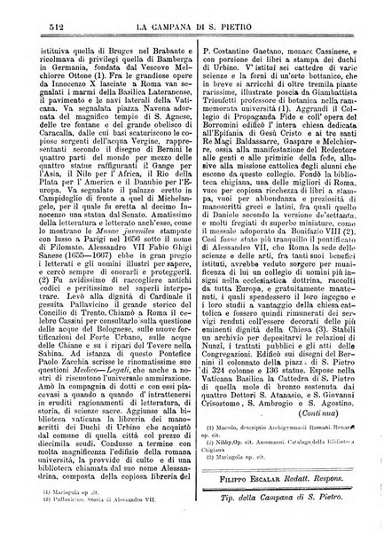 La campana di S. Pietro bollettino religioso settimanale