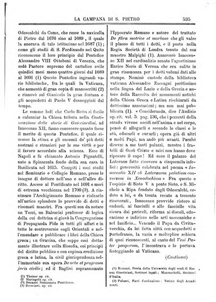 La campana di S. Pietro bollettino religioso settimanale