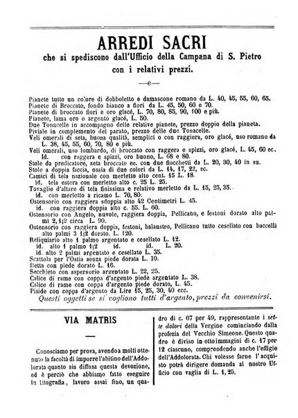 La campana di S. Pietro bollettino religioso settimanale