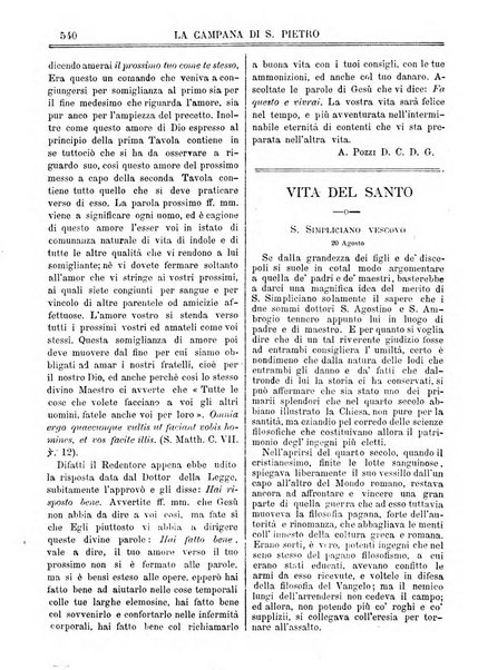 La campana di S. Pietro bollettino religioso settimanale