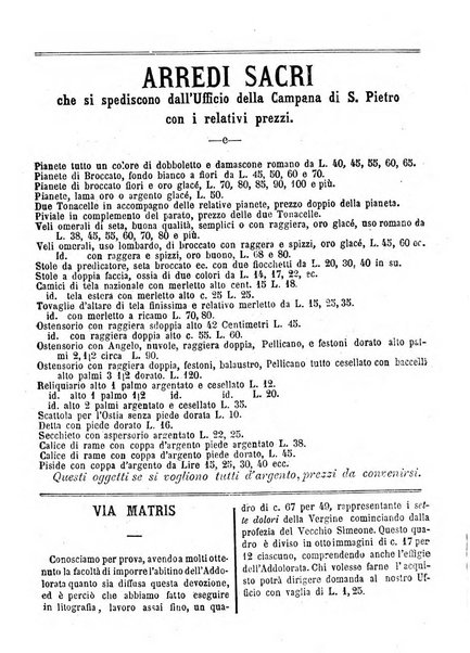 La campana di S. Pietro bollettino religioso settimanale