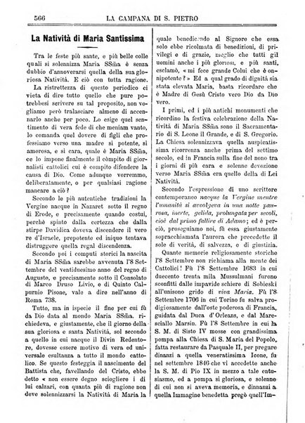 La campana di S. Pietro bollettino religioso settimanale