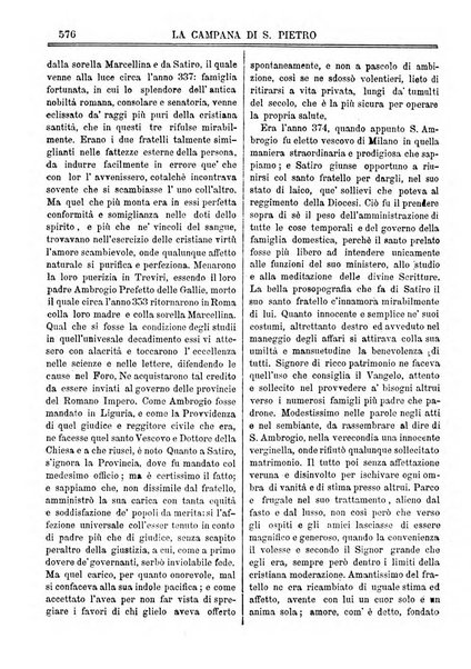 La campana di S. Pietro bollettino religioso settimanale