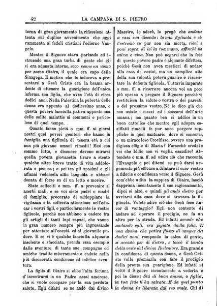 La campana di S. Pietro bollettino religioso settimanale