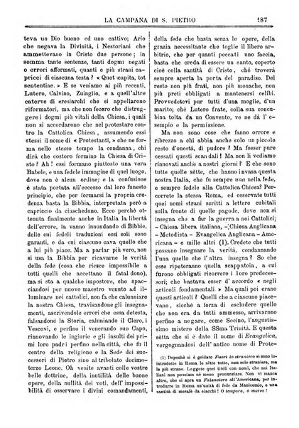 La campana di S. Pietro bollettino religioso settimanale