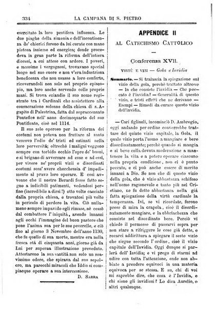 La campana di S. Pietro bollettino religioso settimanale