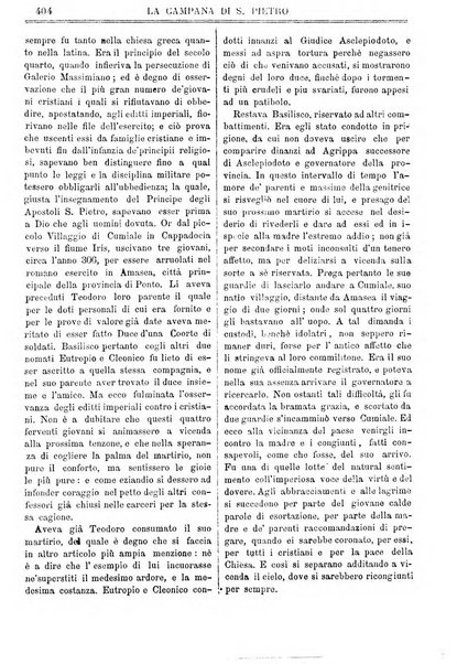 La campana di S. Pietro bollettino religioso settimanale