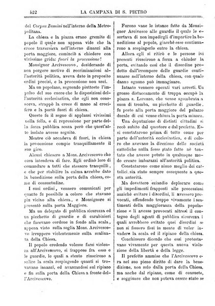 La campana di S. Pietro bollettino religioso settimanale